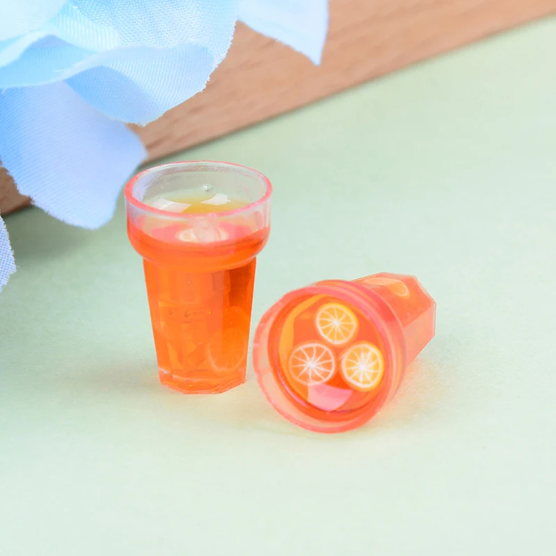 2 шт./лот еда напиток игрушка украшение миниатюрный холодный черный чай Кукольный