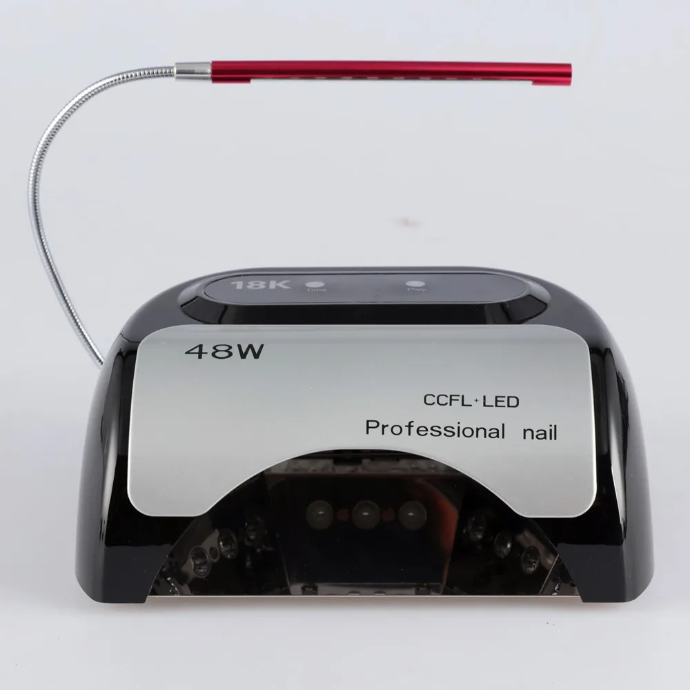 Сушилка для ногтей 48 Вт УФ светодиодная лампа с умным таймером Невидимый