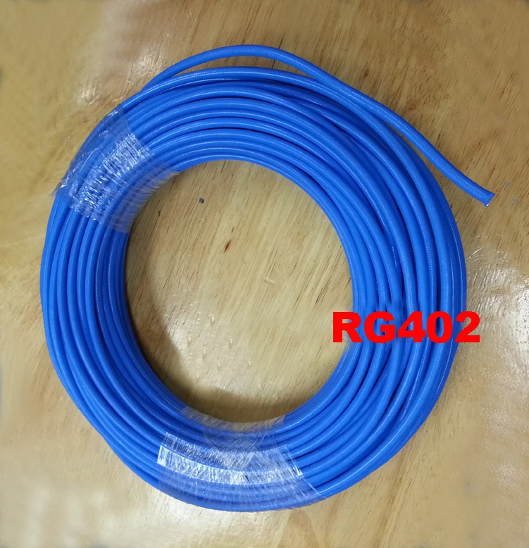 Plug com Fep o Envio Gratuito de 10m Alta Temperatura Coaxial Cabo Conector Semi-rígido Rg-402 Pigtail Jack Rg141