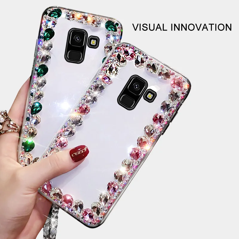 Suitable For Samsung Galaxy J6 2018 Mobile Phone Shell Flash Drill Scratch-resistant Simple Protective | Мобильные телефоны и