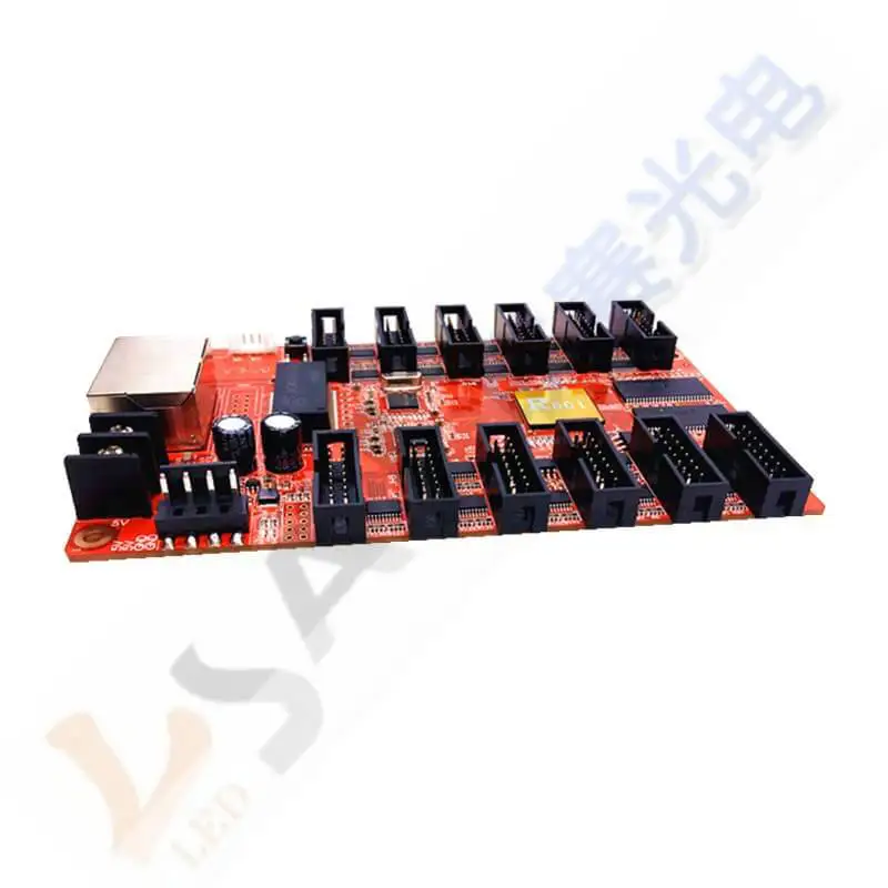 Получение HD-R501 256*192 128*384 12 * HUB75E два ethernt портов получать данные viagigabit ethenet кабель |