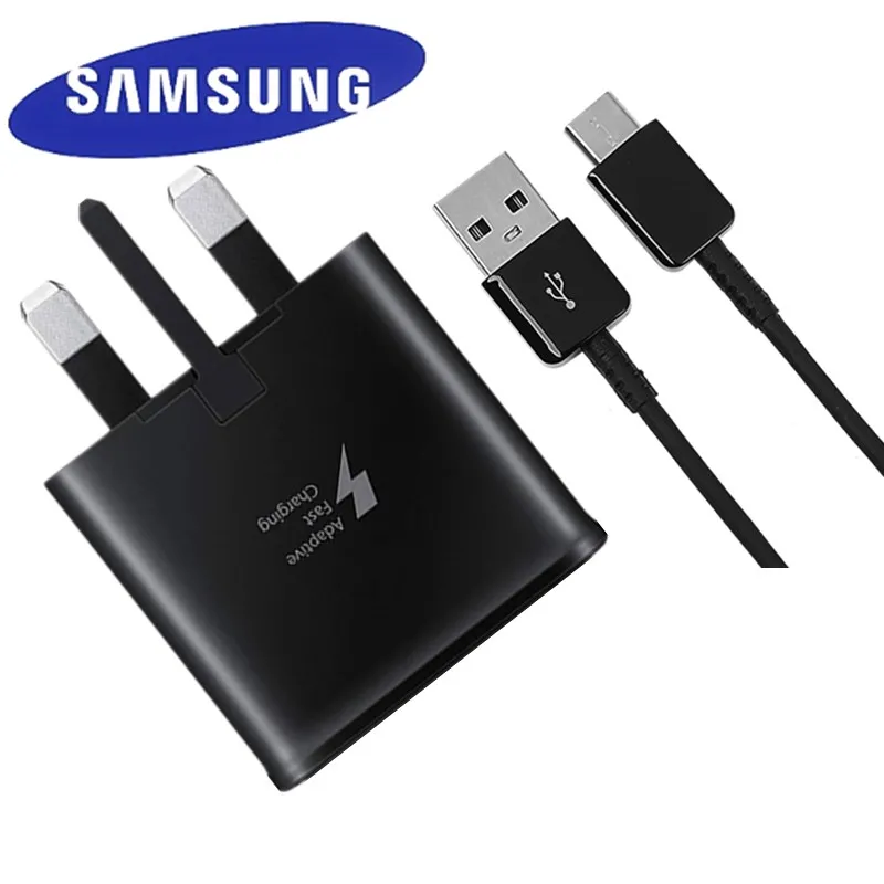 100% Оригинальные samsung адаптивного Fast Зарядное устройство USB быстрый адаптер 1 2/1 5 M