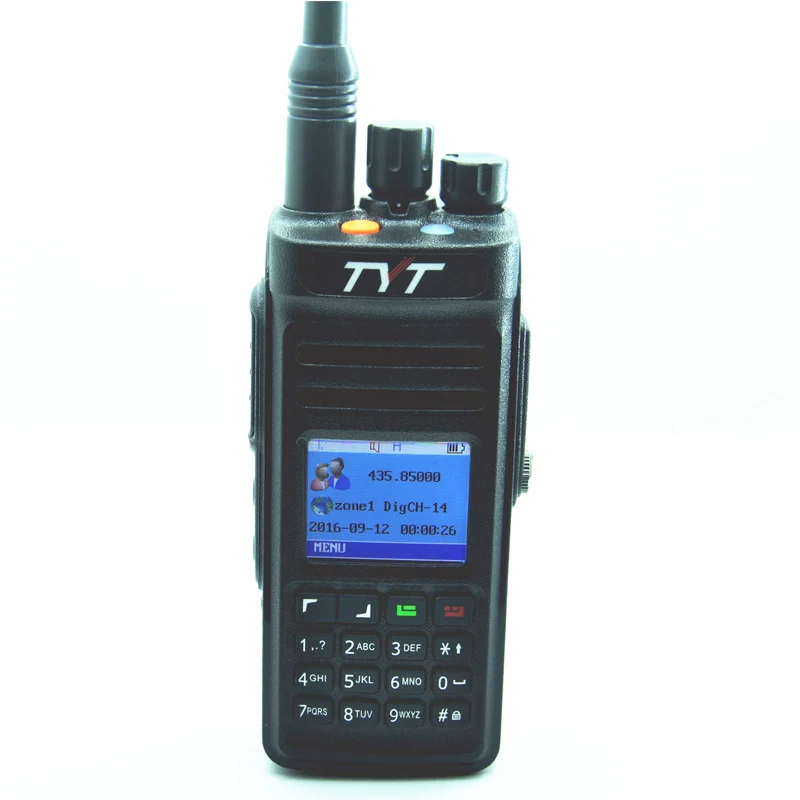 2 шт./лот новая модель TYT MD-398 DMR цифровая рация UHF 400-470 МГц Водонепроницаемая IP67 10 Вт портативная двухсторонняя рация для работы