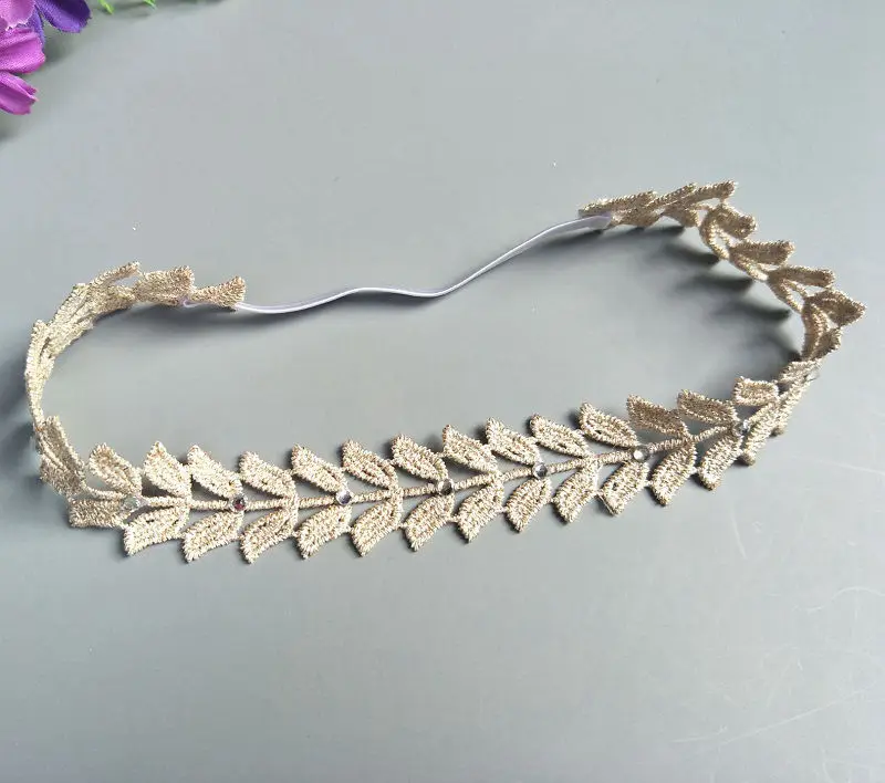 Naturalwell Baby girl crown headband Vintage retro golden headbands Wedding birthday Gift Infant hairband princess HB049 | Детская