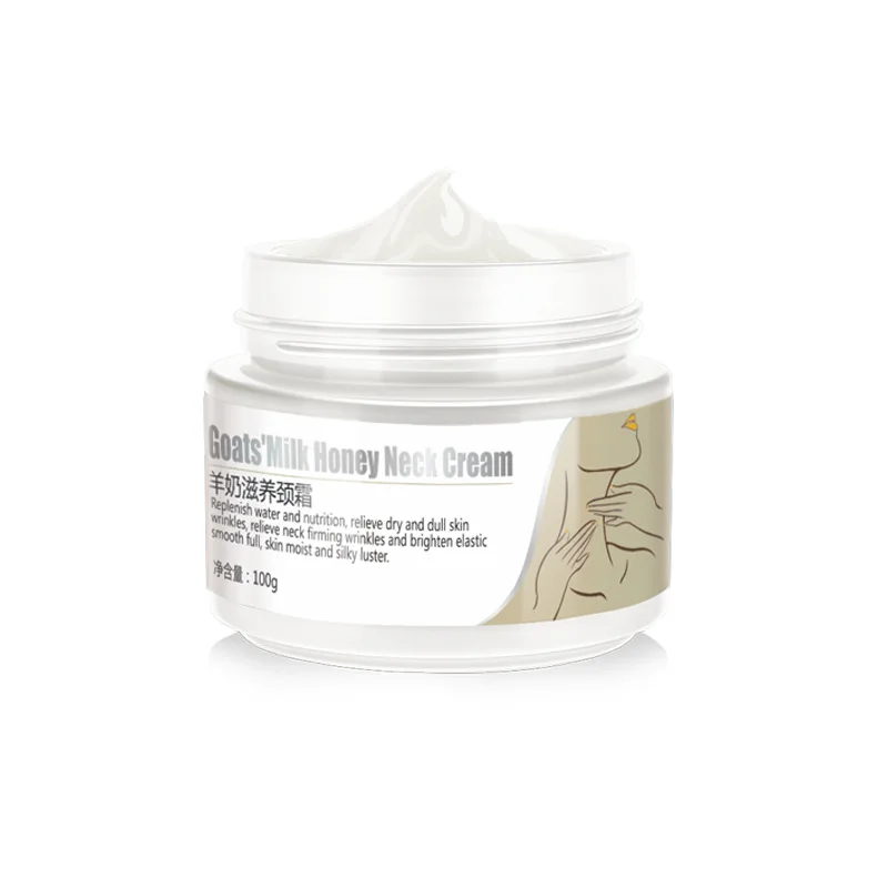 

Goat's Milk Neck Cream Skin Care Anti wrinkle Whitening Moisturizing Firming Neck Care 100g Skin care Neck Cream For Women