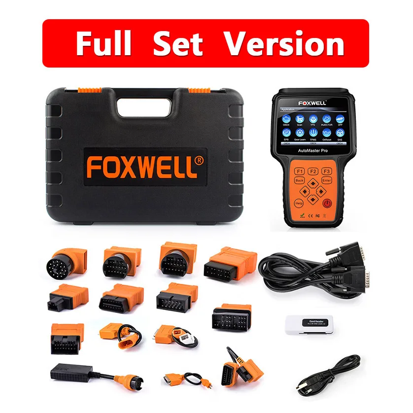 FOXWELL NT644 PRO полный Системы OBD2 сканер ABS SRS передачи DPF EPB масла сброса инструмент диагностики ODB2 OBD 2 Автомобильные сканер - Цвет: Full Set Version