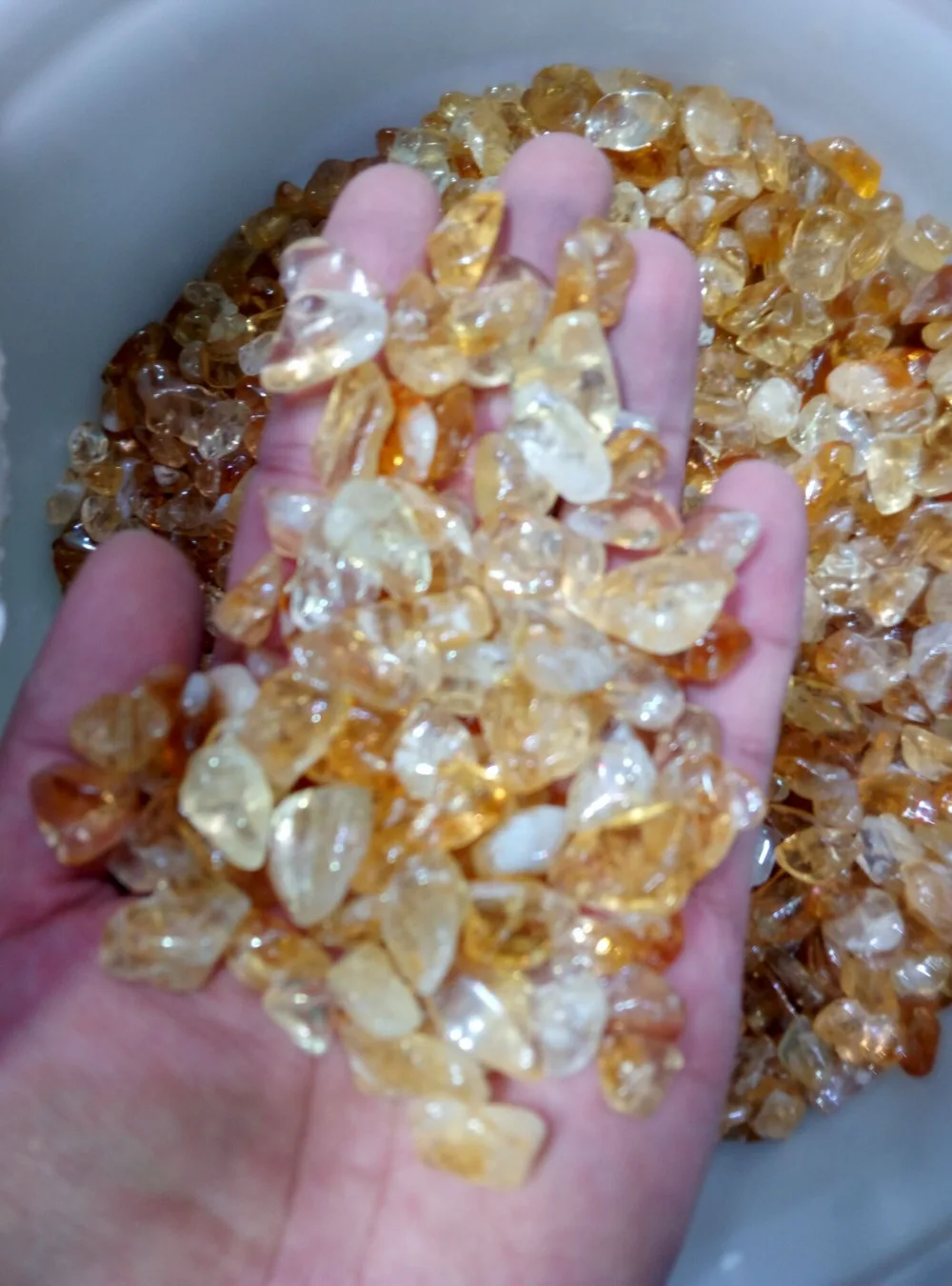 Гранулированный драгоценный камень кристалл цитрин чип 100 г|stone tumbled|stone crystalstone