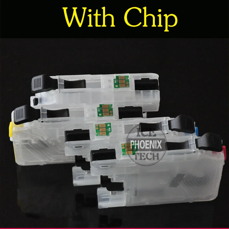 С чипом LC223 многоразового картридж для brother LC221 Европы принтер LC223|ink cartridge|printer