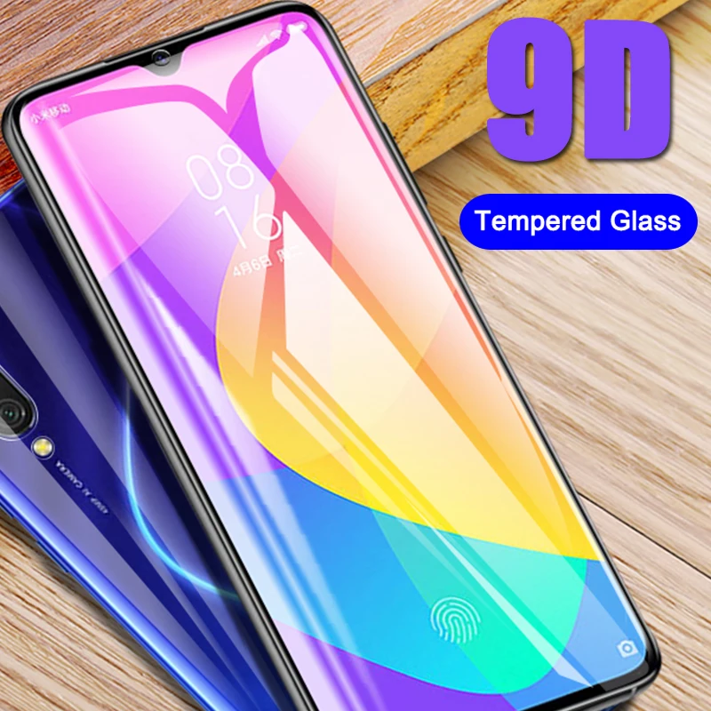 Защитное стекло на Xiaomi mi cc9 cc9e 9t pro 9 se полное клеевое покрытие протектор экрана