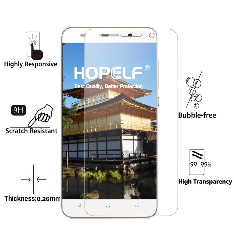 Закаленное стекло HOPELF для Huawei Honor 4C 2 шт. защитная пленка экрана телефона