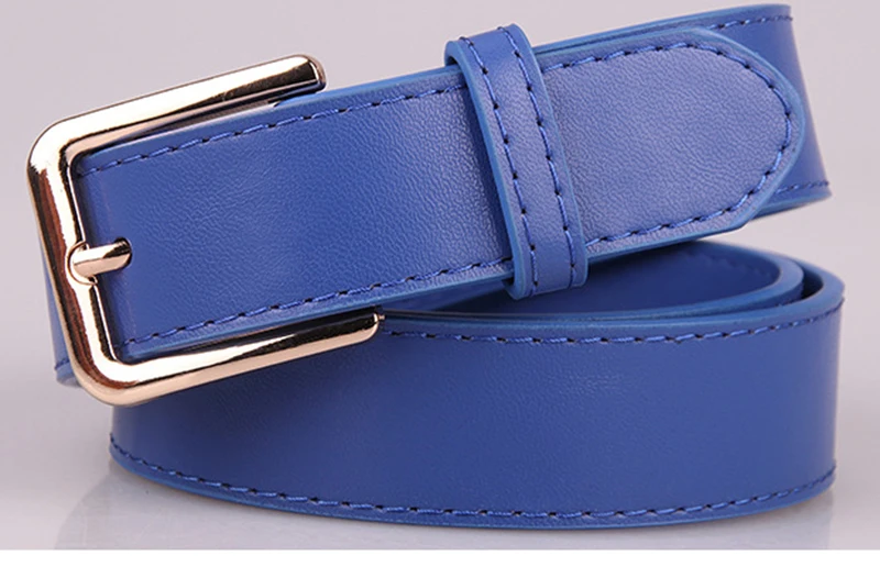 Хит продаж Женский поясной ремень из искусственной кожи металлическая