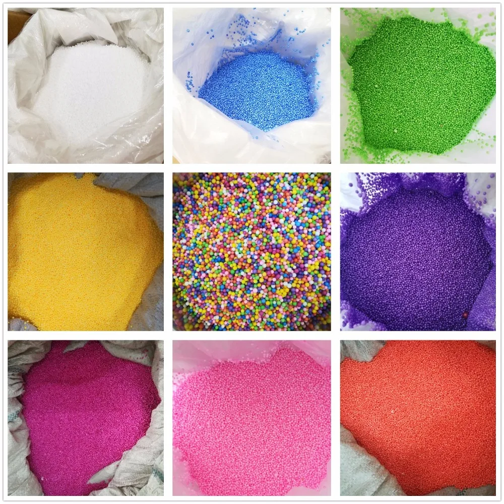 

250g/bags 2.5-4mm Mini Assorted Colorful Round Foam balls Polystyrene Styrofoam Filler Foam Beads Balls for Slime