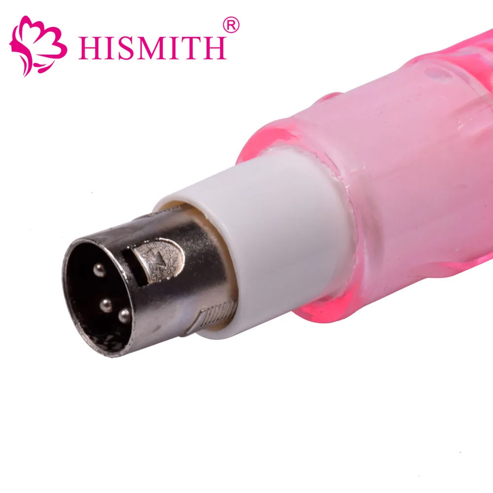 Секс машина HISMITH фаллоимитатор с розовым силиконовым креплением анальный длина 18