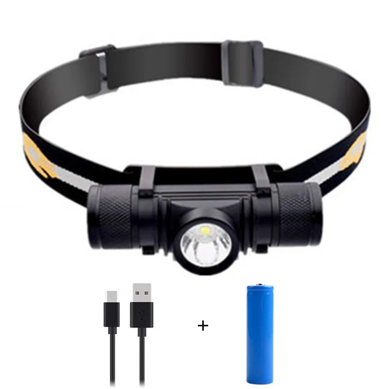 Package B Светодиодный налобный фонарь USB XML T6 L2 головной светильник Водонепроницаемый головки вспышки света светильник фонарь Портативный светодиодный налобный фонарь 18650 Перезаряжаемые открытый светильник - Испускаемый цвет: Package B