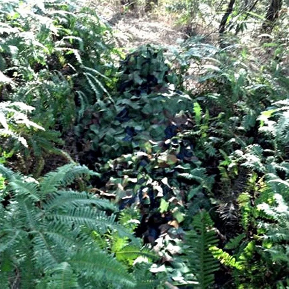 Камуфляж джунгли Снайпер Ghillie костюм высокое качество охота 3D лист камуфляж одежда скрининг и дерево стенд