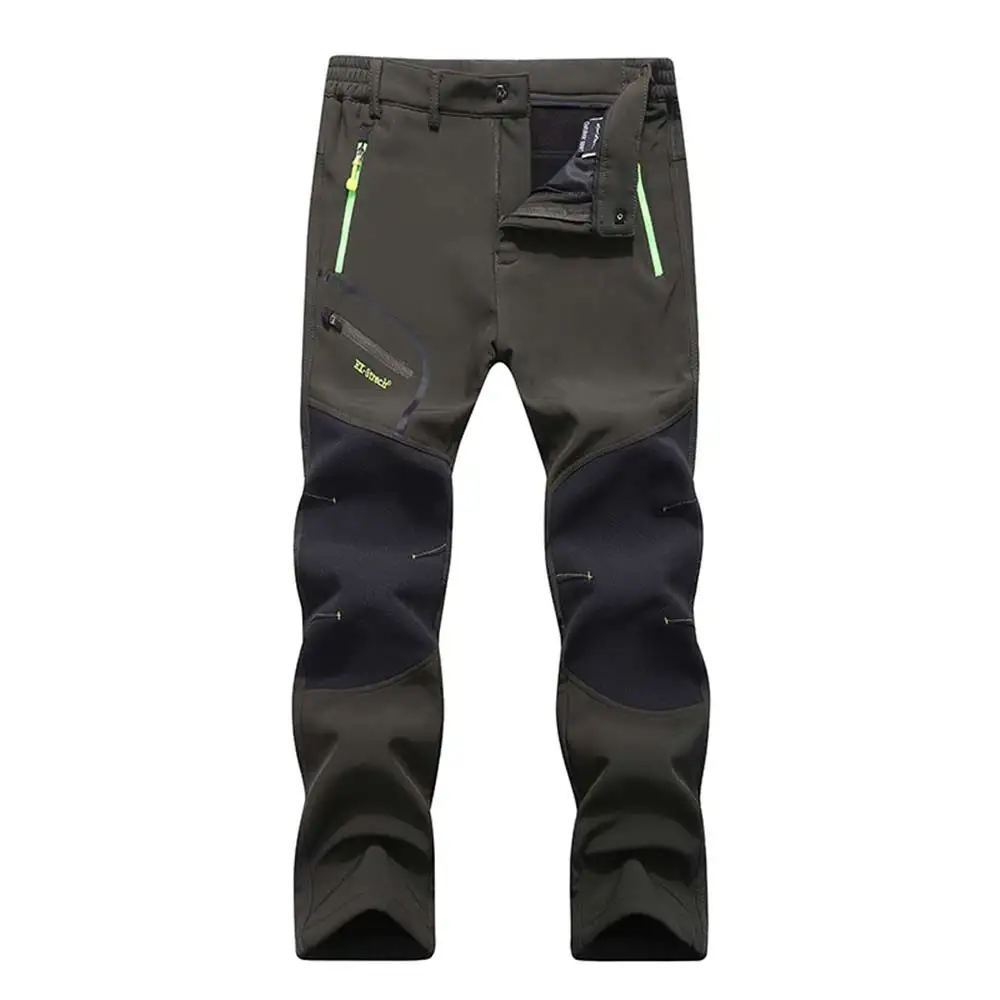 Gray Greenk(Women) Новые мужские и женские Походные штаны, штаны для отдыха походы в дождь Кемпинг Рыбалка Сверхлегкие Водонепроницаемые спортивные брюки горячие быстросохнущие флисовые брюки - Цвет: Gray Greenk(Women)