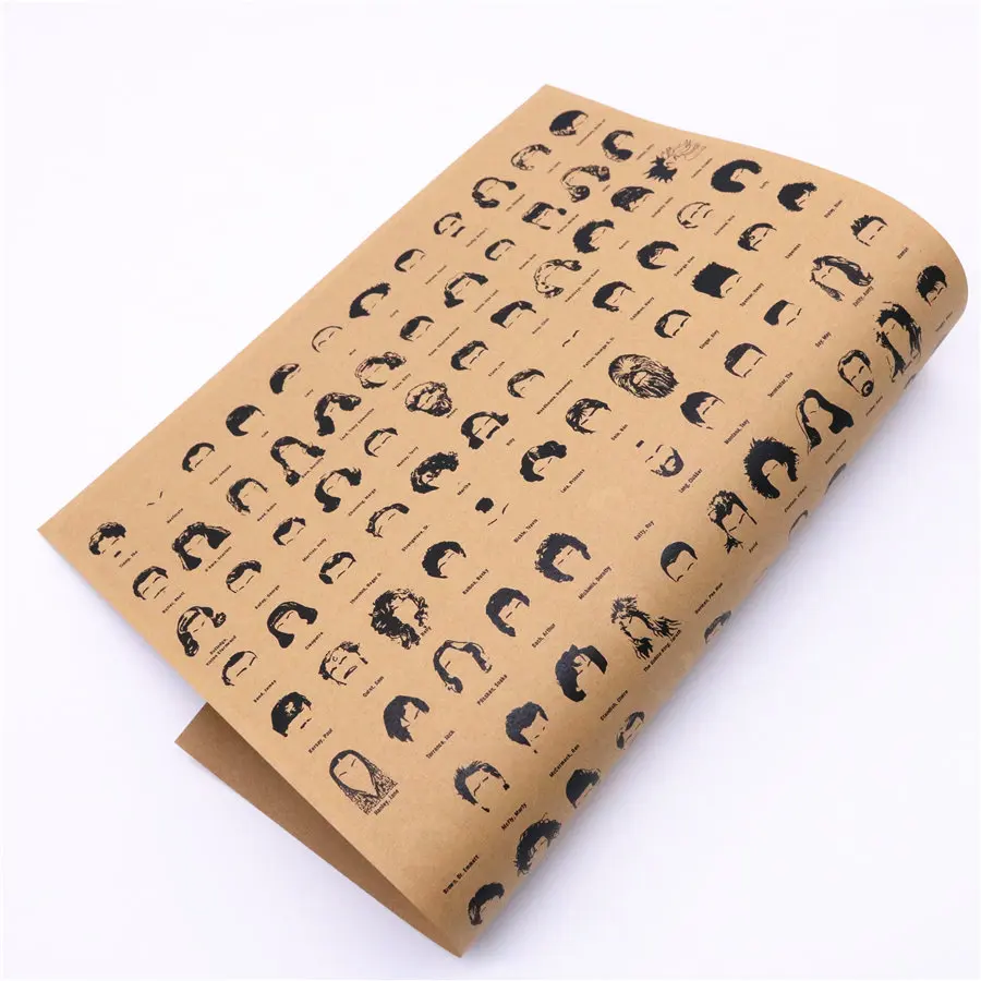 Звездная прическа фотография ретро фильм плакат настенный стикер печать краска