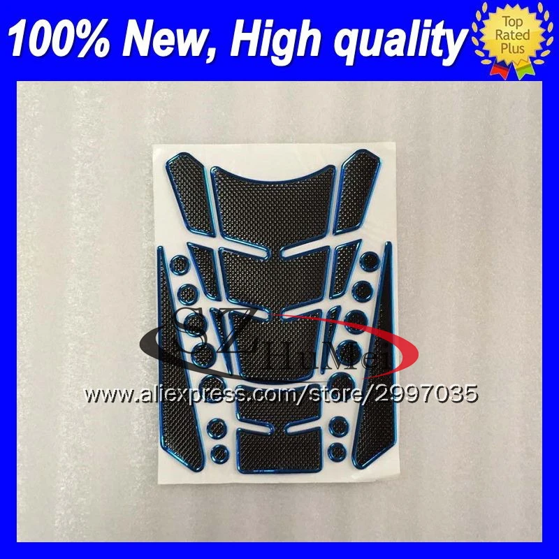 Углеродное волокно Бензобак Pad для HONDA CBR954RR 02 03 CBR900RR CBR 954 RR 900RR CBR954 RR 2002 2003 3D бак Кепки Защитная Наклейка - Цвет: No 17
