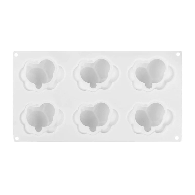 Силиконовая 3D форма в виде облака 9 ячеек инструменты для украшения тортов