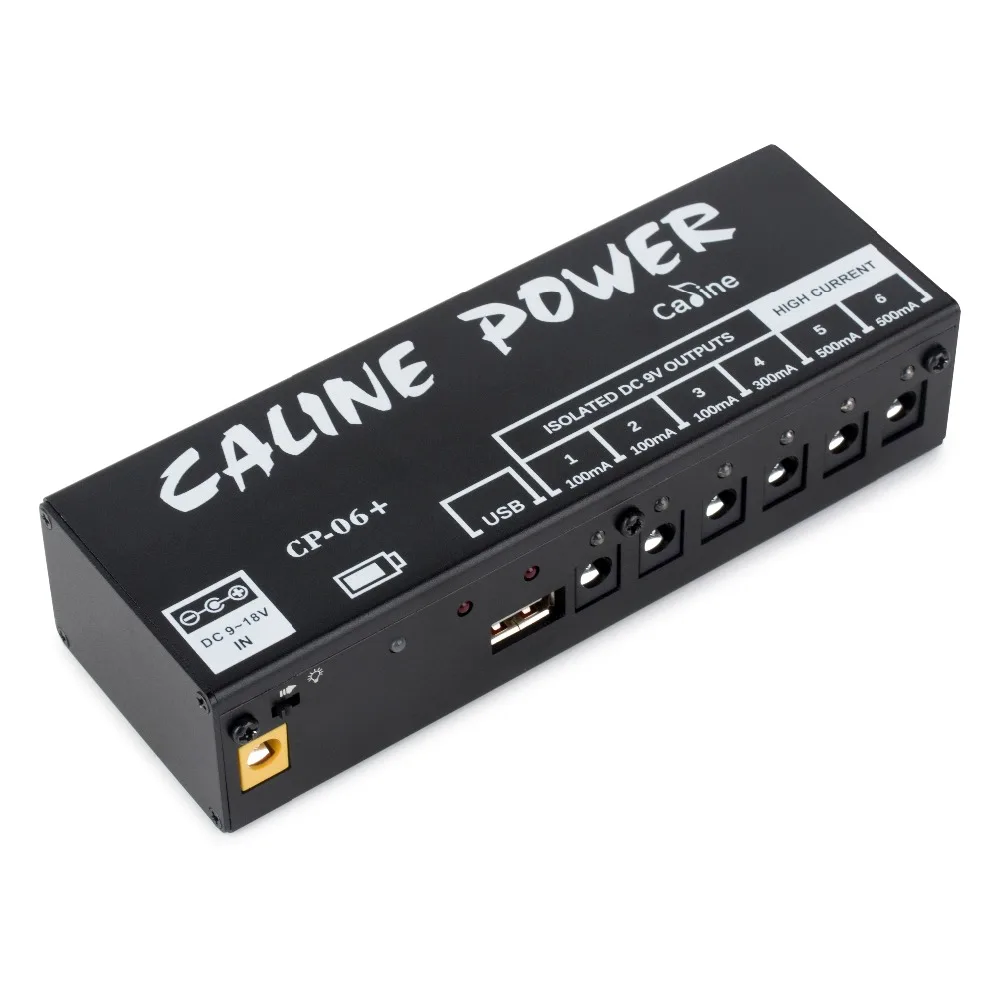 Caline портативный источник питания CP-06 + Перезаряжаемая Литиевая Гитара Эффект