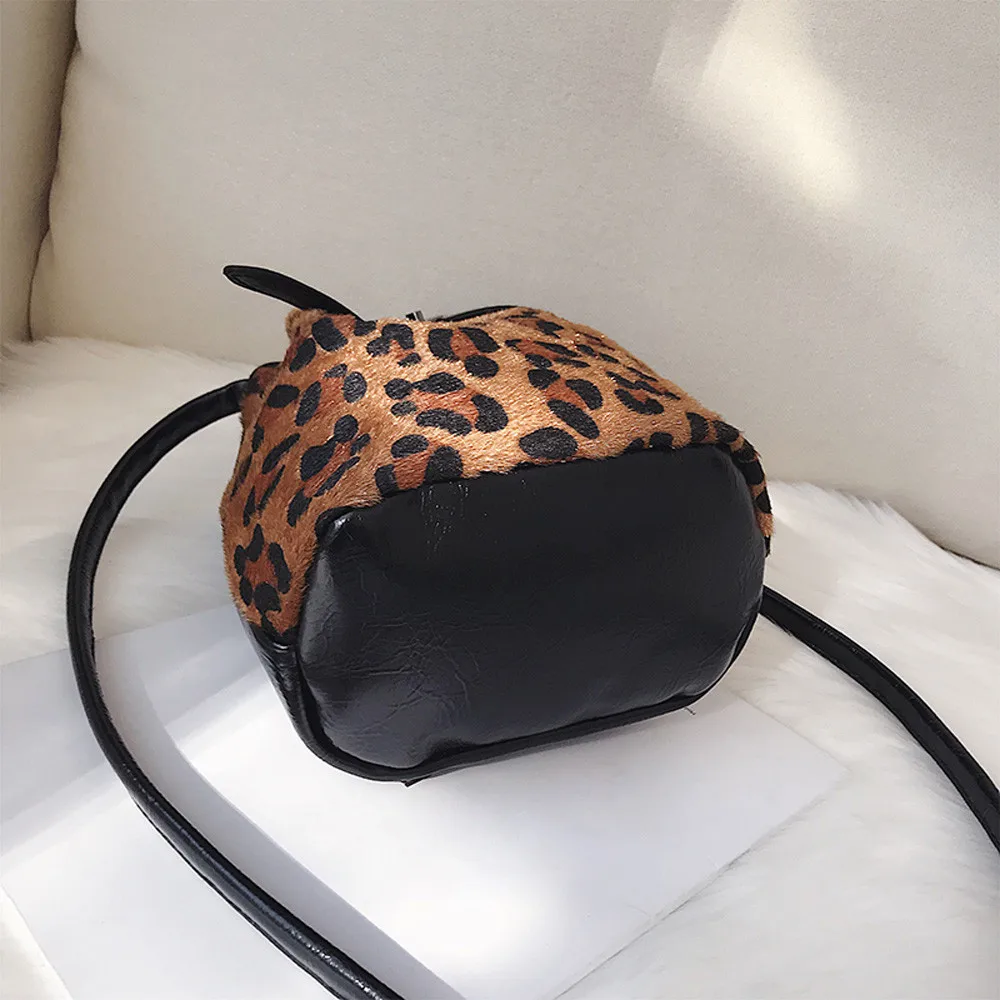 Женская сумка из плюша с леопардовым принтом через плечо taschen bolsa masculina sac femme