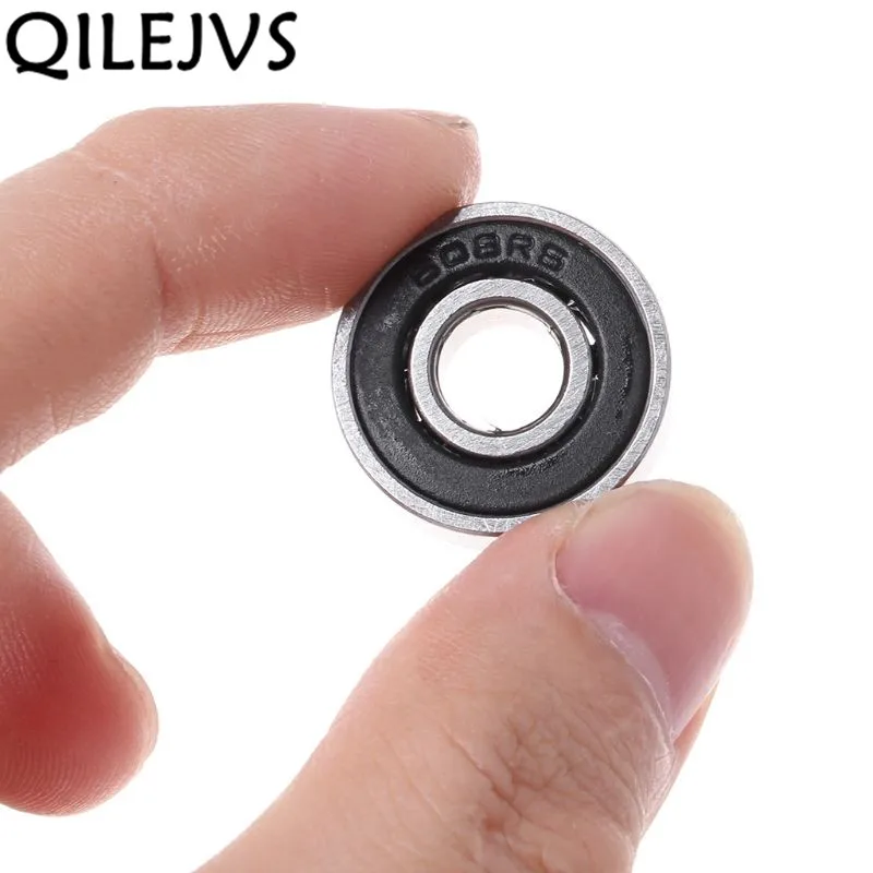 QILEJVS 10 шт. велосипед скейтборд шарик скутера роликовый подшипник скейт запасные части groofkogellagers 8x22x7 mm-608ZZ/608RS
