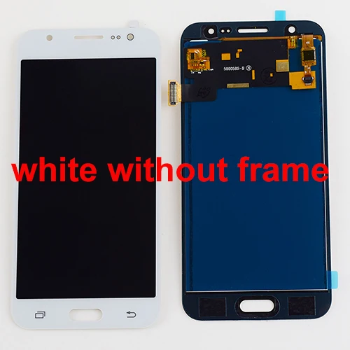 White without frame ЖК-дисплей для samsung Galaxy J5 ЖК-дисплей J500 J500F J500G J500M J500H J500FN ЖК-дисплей Дисплей кодирующий преобразователь сенсорного экрана в сборе рамка - Цвет: White without frame
