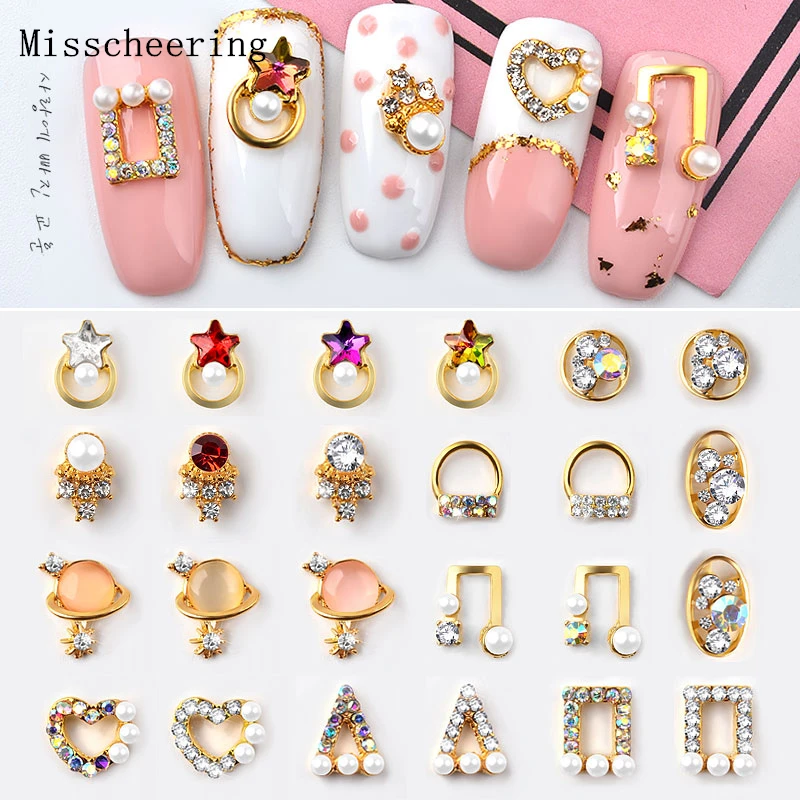 Новинка 5 шт. очаровательные украшения для дизайна ногтей заклепки из