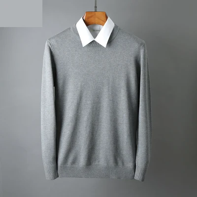 New 2017 Autumn Winter Fashion O neck Sweater Men Knitted High Elastic Mens Sweaters Pullovers pull homme KS04 | Мужская одежда