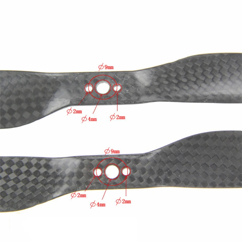 1 пара T Motor V2 7 0x2 4 Пропеллер из углеродного волокна дюймов Prop CW CCW 7024 пропеллеры для