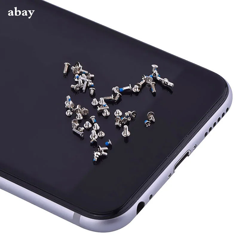 Полный набор винтов с 2 нижними винтами для iPhone 6 plus 6s 5 5C Ремонтный болт полный