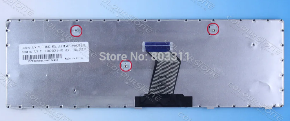 Русская клавиатура для ноутбука IBM Lenovo G500 G505 G505A G510 G700 G700A G710 G710A G500AM G700AT RU черная