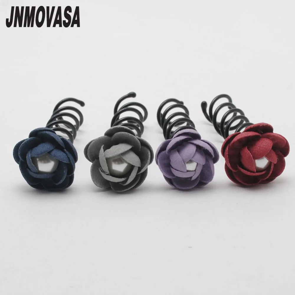 

2 piece/lot Hotsale Women Hairpins Imitation Pearl Barrette Spin Screw Hair pins Hair Clips Twist for Wedding Hair Accessories
