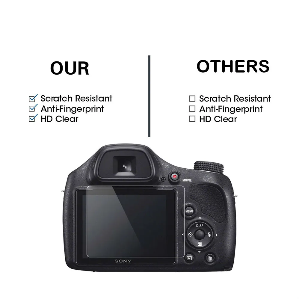 Для Sony DSC H400 0 3 мм 2.5D 9H прозрачное закаленное стекло Защита для экрана цифровой