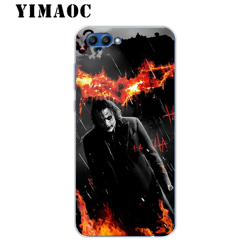 Джокер Темный рыцарь мягкий чехол для huawei Коврики 20 10 P30 P20 P10 P9 P8 2015 2016 2017 P Smart Lite рro