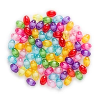 random mixed acrylic olive shaped smooth spacer beads findings jewelry making women children diy bracelet necklace 13 20mm