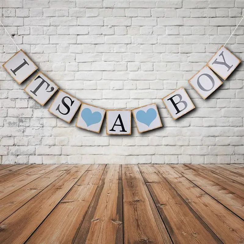Baby Shower Boy украшения для девочек это мальчик это баннер с девушкой oh Детские воздушные шары пол раскрыть Дети День Рождения Вечеринка baby Shower