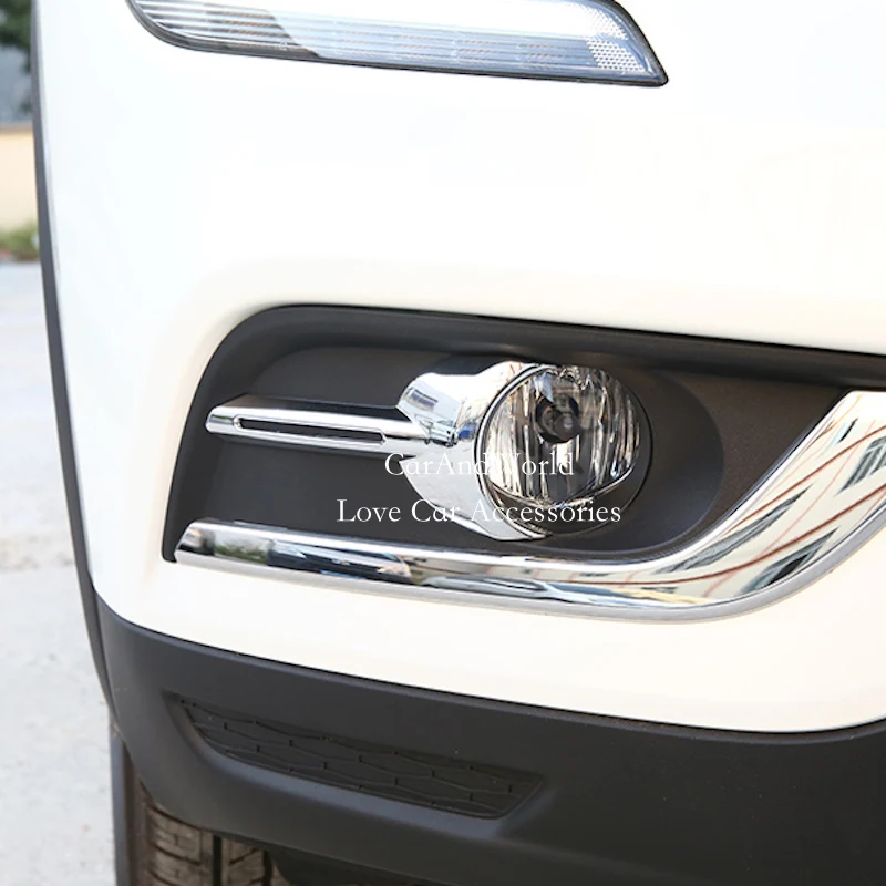 Накладка на переднюю противотуманную фару для RENAULT Koleos 2017 2018 накладка панель