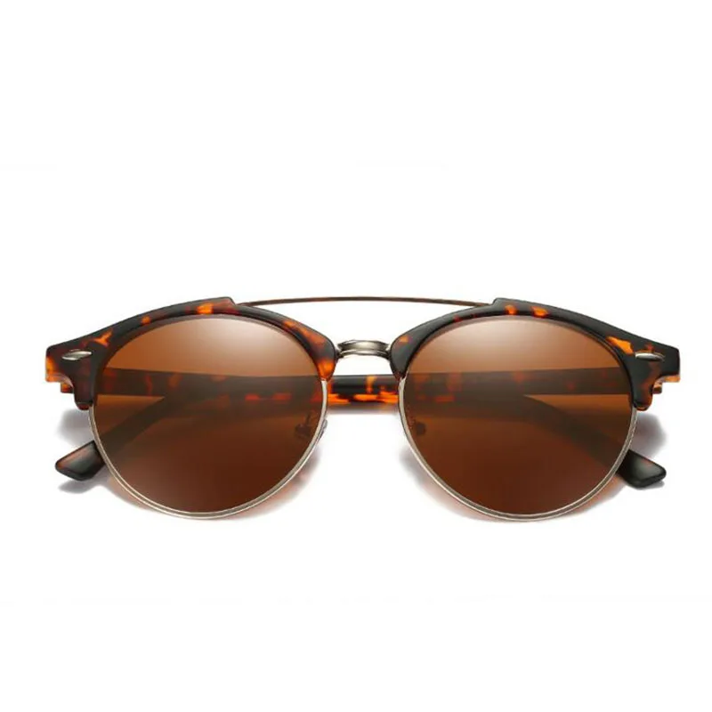 Солнцезащитные очки Dave в полуоправе для мужчин и женщин Поляризованные ретро