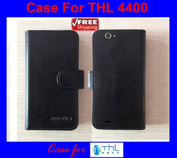Чехол THL 4400 новинка 2015 товары по заводской цене кожаный чехол-книжка эксклюзивный