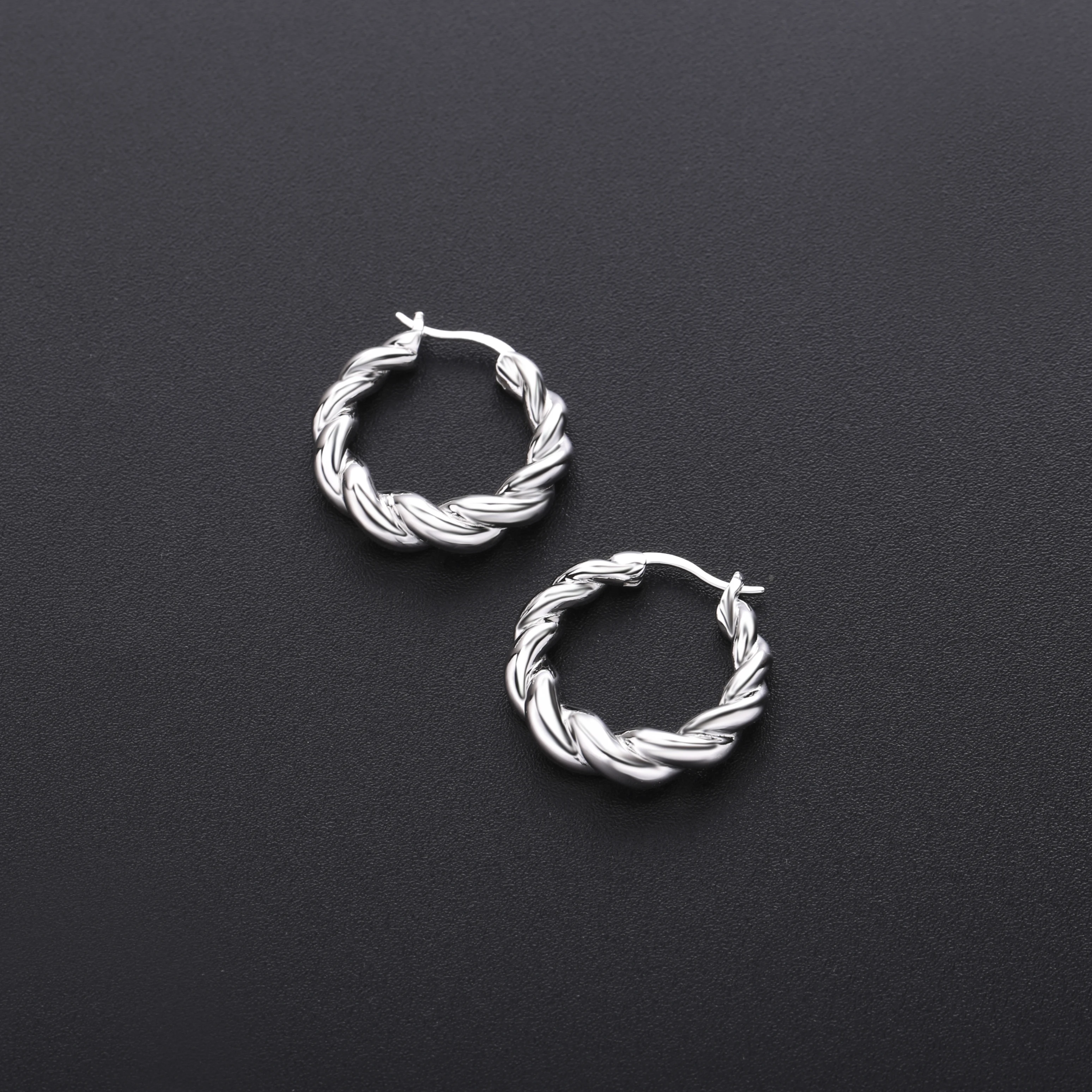 Серьги-кольца женские из серебра 925 пробы | Украшения и аксессуары
