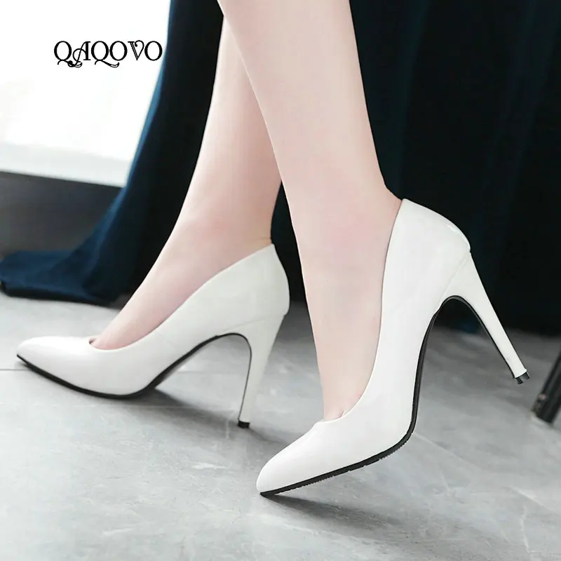 

Туфли-лодочки женские из лакированной кожи, на высоком каблуке, размеры 34-43