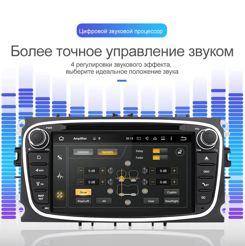 Isudar Автомобильный мультимедийный плеер Android 9 gps Авторадио 2 Din для FORD/Focus/Mondeo/S-MAX/C-MAX/Galaxy ram 4 Гб 32 Гб компактное минирадио DVR
