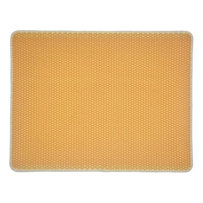 yellow Прямоугольный водонепроницаемый Cribriform коврик для кошачьего туалета EVA подстилка для домашних животных фиксатор коврик для кошек нескользящий коврик для щенков - Цвет: yellow