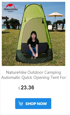 Naturehike Однослойная 20D силиконовая нейлоновая ткань 5-8 человек большие праздничные шатры беседка для отдыха на природе семьи кемпинга путешествия пикника