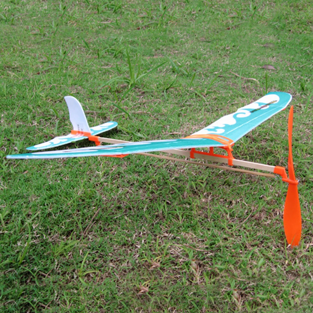 Резинкой Самолет Бумага Jet модель планера самолета для мальчиков Игрушки
