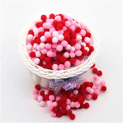 010213 20g Мини Помпон 8 мм Pom Poms Ponpon многоцветные Pompony ремесла поставки DIY для детской игрушки швейные украшения для дома и свадьбы 20 г - Цвет: 010213 20g