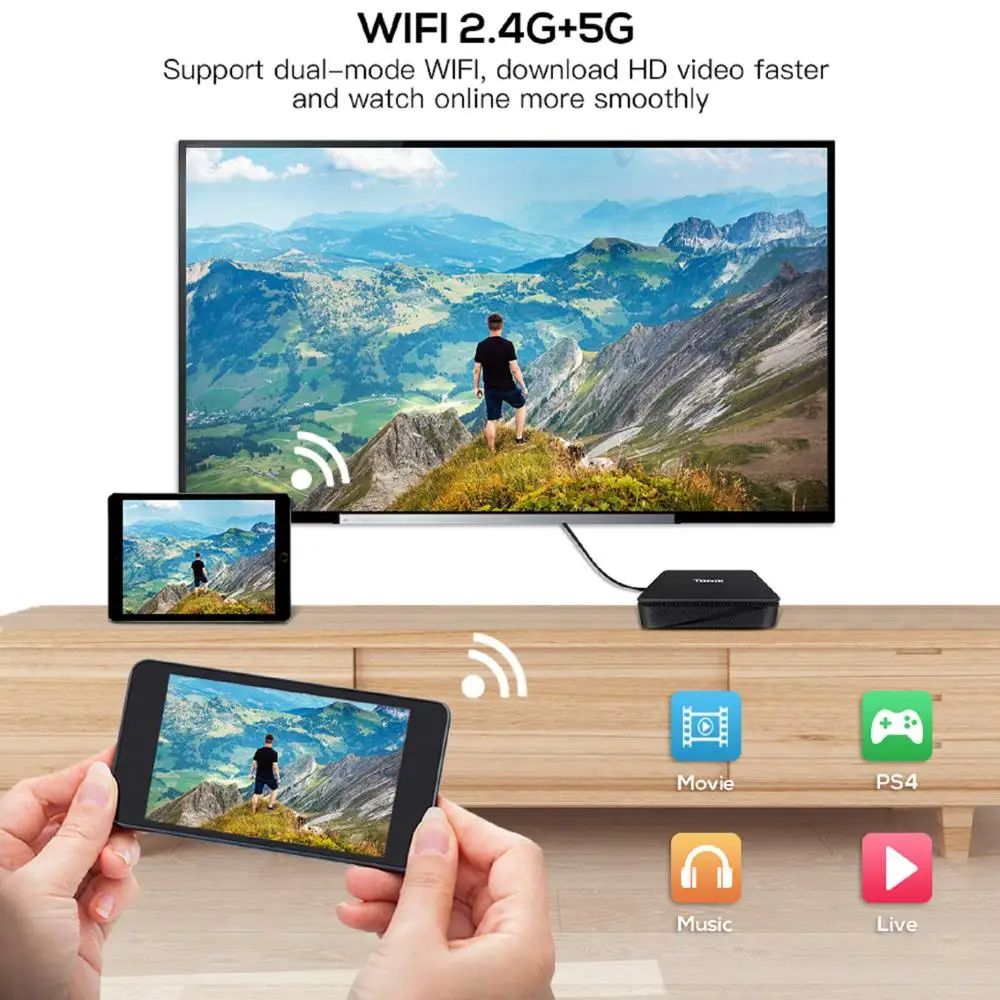 LEMFO TX85 мини ПК Intel Atom X5 Z8350 процессор Smart tv Box Windows 10 4 Гб + 64 Поддержка K 3D 2 4G/5G Wifi microsoft |