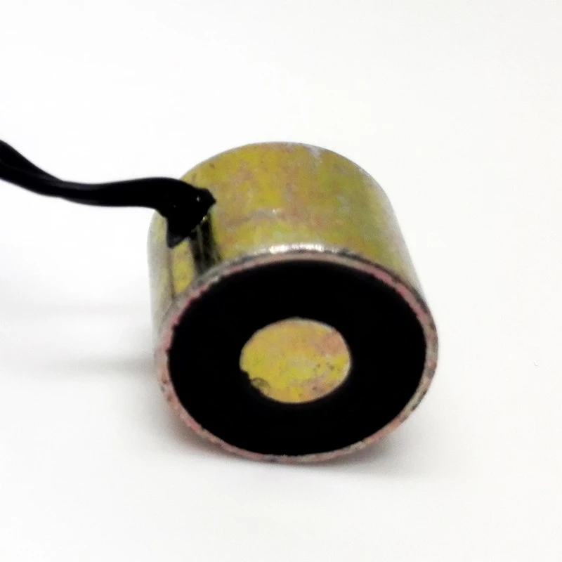 Электромагнит мини размера 12 В постоянного тока 1 кг 10 Н диаметр адсорбционной