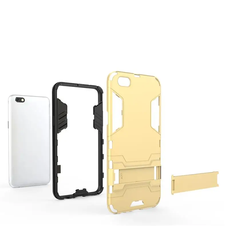 Для OPPO A77 чехол для телефона Гибридный Броня прочный резиновая Kickstand